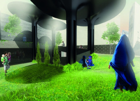 Perforated Brickwork And Spiral Ramps Elevating Educational Spaces In A Sustainable Environment