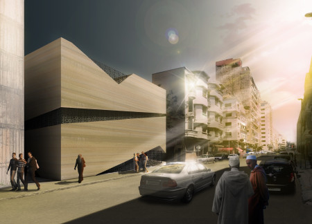 Angular Limestone Forms and Patterned Glass Create Reflective Spaces for Community Healing