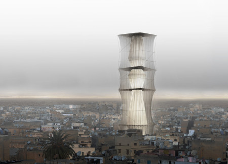 Translucent Membrane Structure Featuring Geothermal Systems as an Educational Hub in Casablanca
