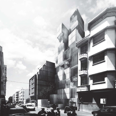 Translucent Marble and Concrete Volumes Enhancing Social Connectivity in a Serene Community Hub