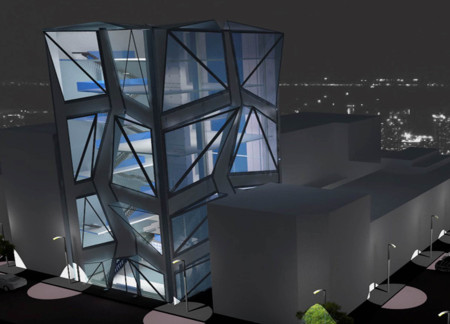 Tessellated Glass Façade and Sustainable Design in a Vibrant Community Hub