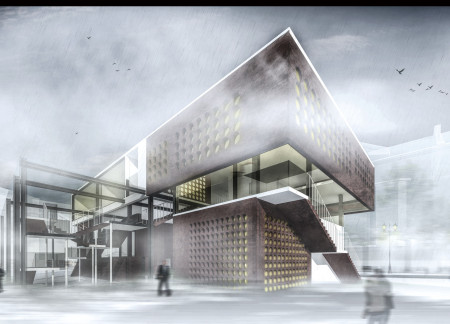 Healing Spaces Crafted with Red Brick and Expansive Glass Facades in Krakow’s Care Facility  