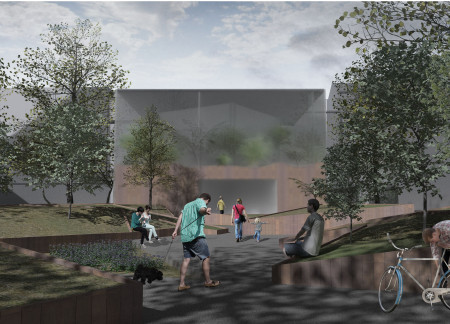 Biophilic Glasshouse Utilizing Natural Woods for Enhanced Urban Green Spaces