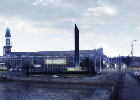 Memorial Structure Featuring Modular Steel Frames and Transparent Facades Emphasizing Community Engagement  