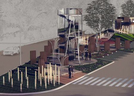 Charred Wood Shingles and Steel Elements Capturing History in a Thoughtful Commemoration Space  