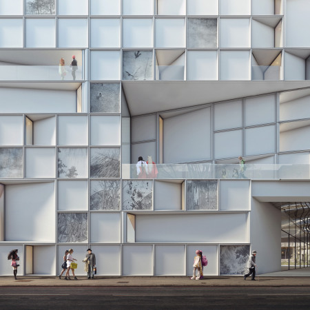 Charred Wooden Shingles and Expansive Glazing Define a Flexible Learning Space