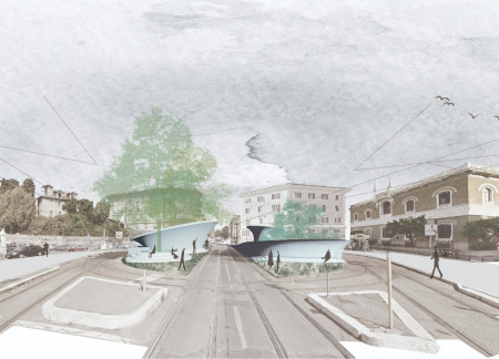 Curvilinear Concrete Volumes Blending Natural Light and Acoustic Experiences in a Community Poetry Venue