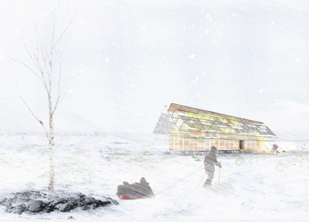Weathered Steel and Recycled Composites in a Self-Sufficient Highland Residence  
