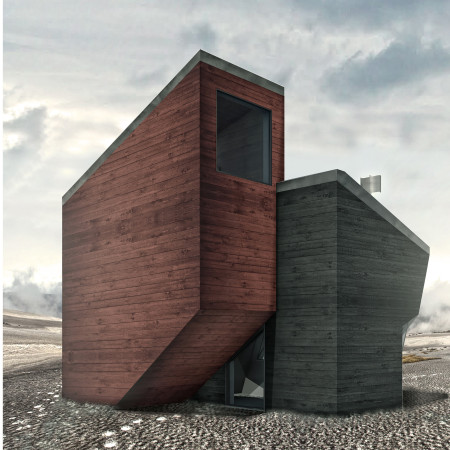 Charred Wooden Shingles and Cross-Laminated Timber Panels Compose a Sustainable Mountain Retreat  