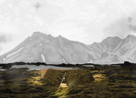 Grass-Covered Geometry Embracing Nature Through Cross-Laminated Timber and Sustainable Design