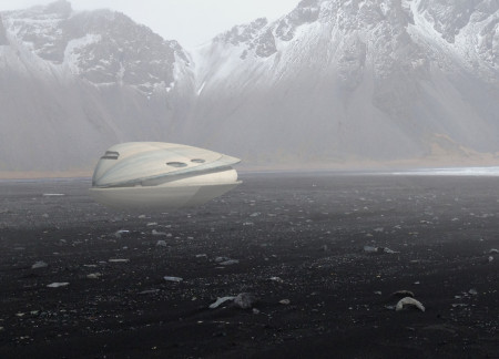 Trekking Cabin Incorporating Tough Metal Shell and Natural Filtration with Volcanic Rock