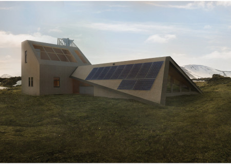 Turf-Covered Roof and Prefabricated Wood Structure for Sustainable Trekker Retreat