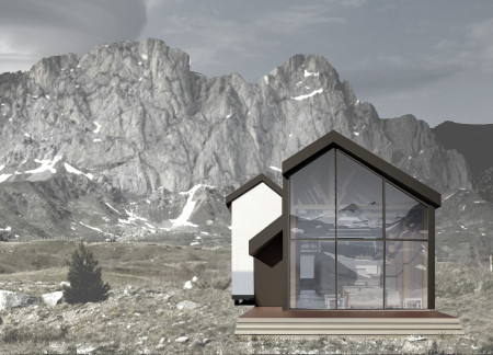 Charred Wood Cladding and Sustainable Design in a Trekking Cabin Overlooking Icelandic Landscapes