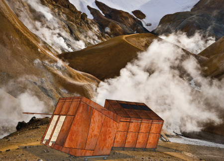 Corten Steel Cabins Nestled in Nature Provide Sustainable Shelter for Trekkers