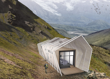 Suspended Structure With Cross-Laminated Timber and Sustainable Energy Solutions