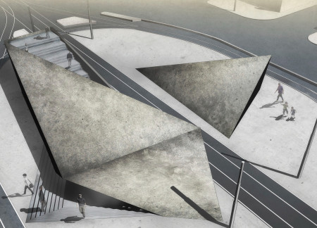 Translucent Concrete and Fragmented Form Create a New Poetry Hall in Rome