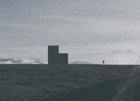 Charred Wooden Shingles Enveloping Modular Cabins for Sustainable Trekkers in Iceland