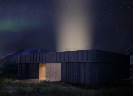 Charred Wooden Shingles and Sustainable Design in a Remote Trekking Retreat
