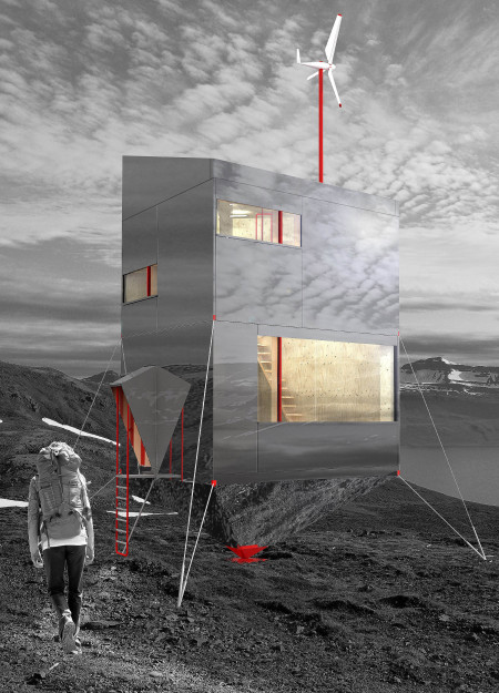 Charred Wood and Solar Energy Shape a Sustainable Trekking Retreat in Iceland  