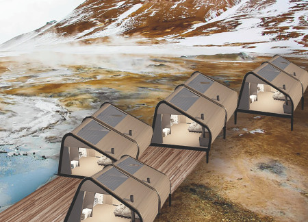 Carbon Fiber Modules Merging Solar Collection With Icelandic Terrain Flexibility