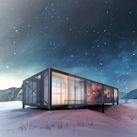 Translucent Walls and Steel Framework Create Mobile Shelters for Trekking in Iceland