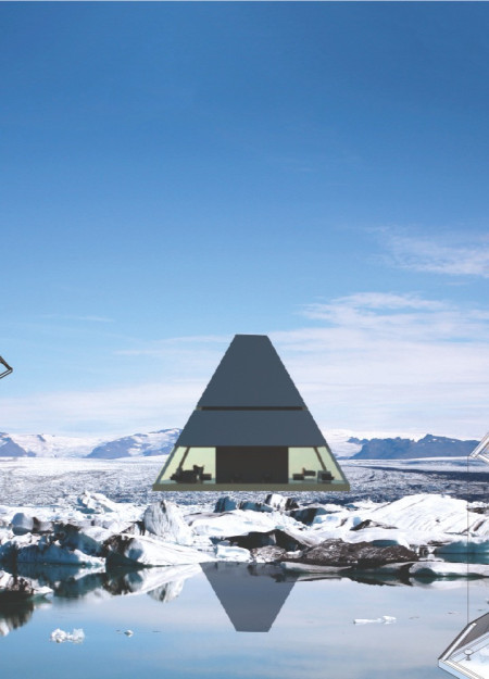 Charred Wooden Shingles and Glass Facades Shape a Sustainable Residence in Iceland's Rugged Landscape