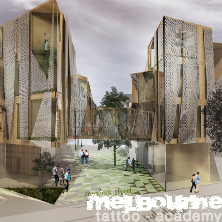 Perforated Metal Cladding and Engineered Timber Create a Dynamic Educational Space
