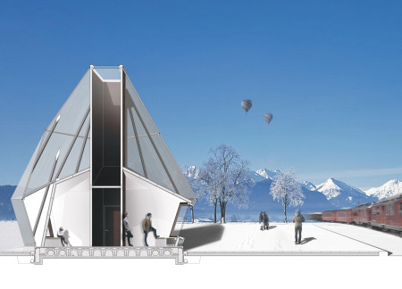 Sustainable Polycarbonate Dome Integrating Cultural Exchange Along the Trans-Siberian Route