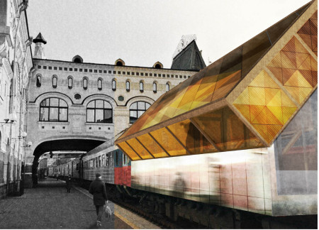 Telescoping Structure Crafted From Local Timber Panels in a Community-Centric Space