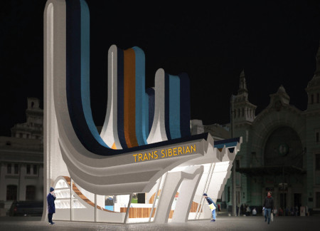 Recycled Plastic and 3D Printed Journey Stops Along the Trans-Siberian Railway  