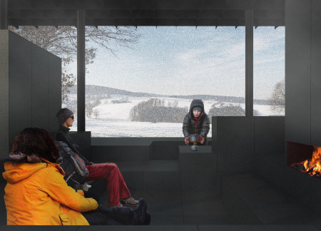 Charred Wooden Shingles and Metal Sheets Create a Warm Retreat Amidst Siberian Wilderness