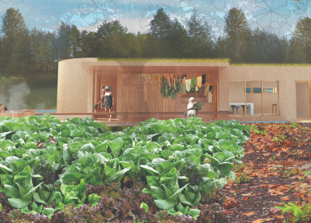 Charred Wooden Shingles and Cross-Laminated Timber Create A Sustainable Retreat in Nature