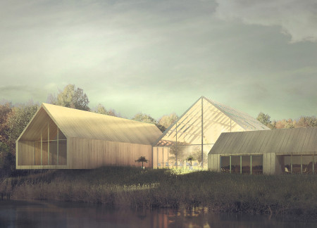 Charred Wooden Shingles and Cross-Laminated Timber Panels Shape A Wellness Retreat by the Waterfront  