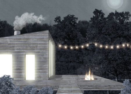 Charred Wooden Shingles and High-Performance Glass Elevate a Sustainable Community Hub