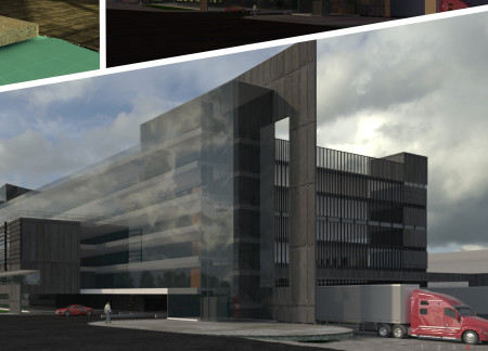 Elevated Community Venue Wrapped in Climate-Responsive Glazing and Natural Wood Finishes