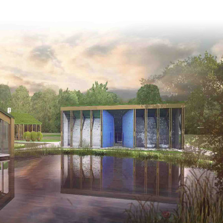 Charred Wooden Shingles and Laminated Timber Create a Harmonious Retreat Embraced by Nature