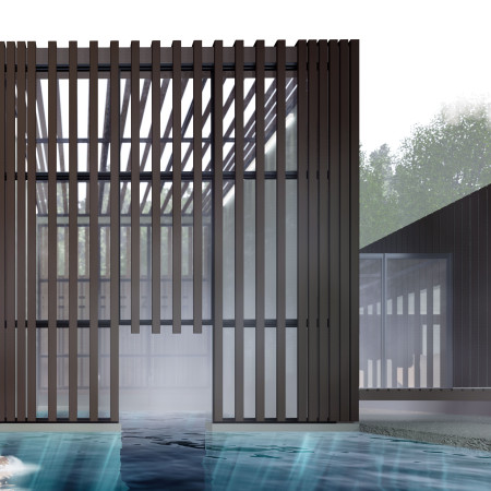 Charred Wooden Shingles and Expansive Glazing in a Nature-Focused Retreat  