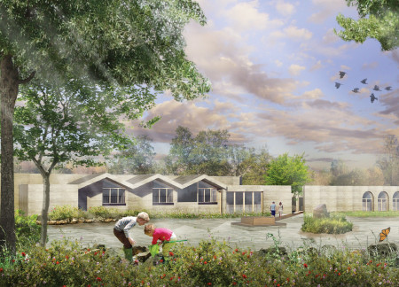 Wellness Retreat Emphasizing Monolithic Concrete and Sensory Landscape Integration