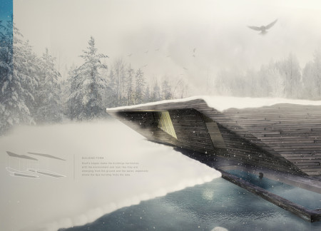 Cerulean Earth Structures Blending Reclaimed Wood and Natural Lighting for Tranquil Wellness Retreat