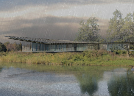Rammed Earth Walls and Expansive Glass Foster Connection to Nature in Wellness Retreat