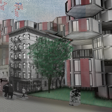 Sustainable Living Densified Through Modular Prefabrication and Green Facades