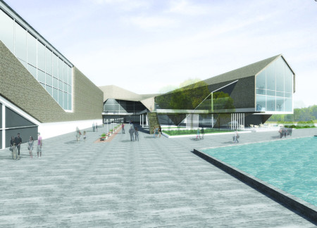 Thatch Roof Canopy Enveloping A Multi-Functional Cultural Hub Built With Sustainable Materials  