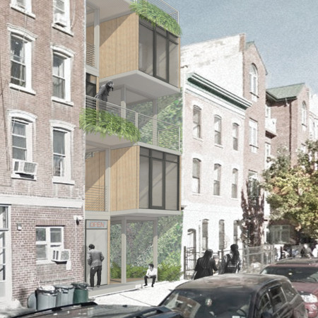 Vertical Living Integrated with Steel Framework and High-Performance Glazing  