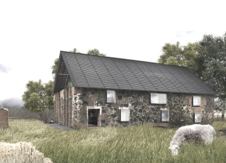 Charred Wood Facades and Natural Stone Harmony in a Mindful Retreat  