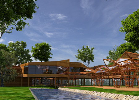 Charred Wooden Shingles and Cross-Laminated Timber Panels Create a Harmonious Retreat in Nature