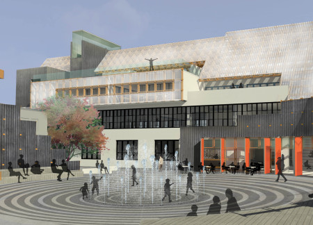 Cultural Hub Featuring Cross-Laminated Timber and Charred Wood Elements for Community Engagement