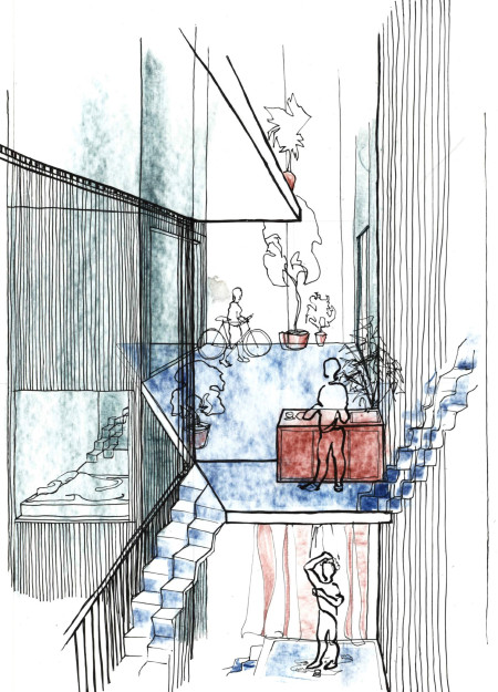 Vertical Living With Glass Facades And Concrete Structures Enhancing Community Interaction  