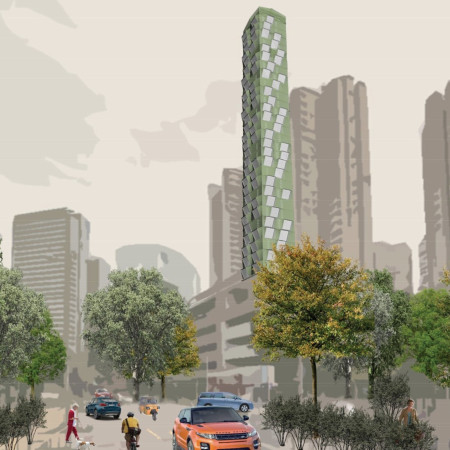 Metal Mesh Cladding and Solar-Powered Living in a Flexible Urban Habitat