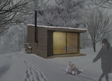 Charred Timber Barn Revitalizes Historical Context for Mindful Retreat in Nature