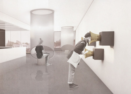 Cultural Hub Featuring Red Brick and Engaging Audio Installations in Latvia  